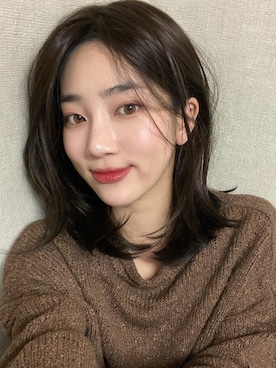 「ヘアセット」｜ピンクエイジさん（レディース・163cm）の冬コーディネート
