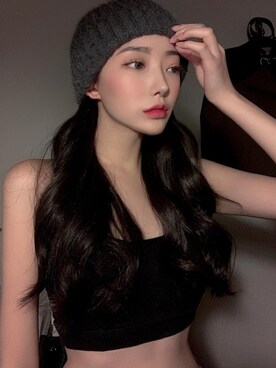 「ヘアセット」｜ピンクエイジさん（レディース・165cm）の冬コーディネート