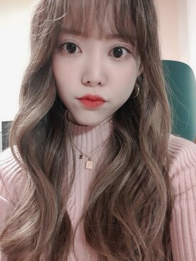 「ヘアースタイル」｜ピンクエイジさん（レディース・164cm）の冬コーディネート