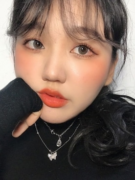 「アイテム（ウィッグ）」を使った、ピンクエイジさん（レディース・165cm）の冬コーディネート