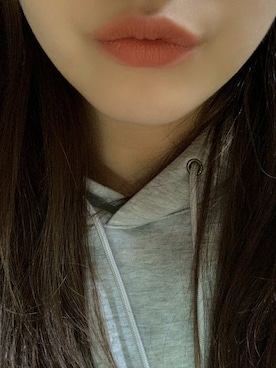 「アイテム（メイクアップ、レッド系）」を使った、ピンクエイジさん（レディース・165cm）の冬コーディネート