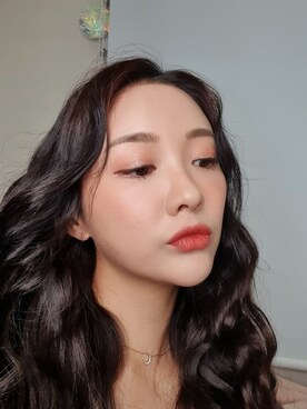 「PINKAGE（ピンクエイジ）のアイテム（メイクアップ）」を使った、ピンクエイジさん（レディース・164cm）の冬コーディネート