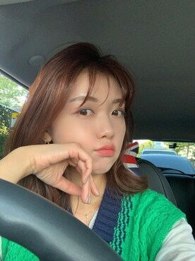 「PINKAGE（ピンクエイジ）のアイテム（メイクアップ）」を使った、ピンクエイジさん（レディース・165cm）の冬コーディネート