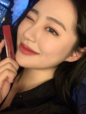 「アイテム（メイクアップ）」を使った、ピンクエイジさん（レディース・168cm）の冬コーディネート