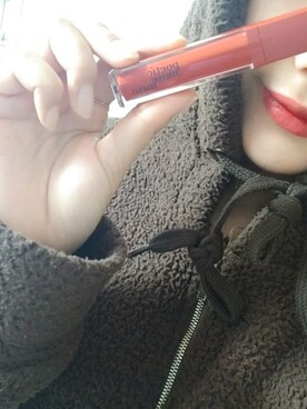 「アイテム（メイクアップ、レッド系）」を使った、ピンクエイジさん（レディース・162cm）の冬コーディネート