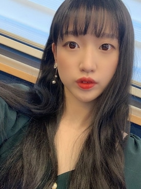 「アイテム（ウィッグ）」を使った、ピンクエイジさん（レディース・168cm）の冬コーディネート