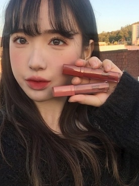 「ウィッグ」｜「アイテム（口紅/リップティント/グロス）」を使った、ピンクエイジさん（レディース・165cm）の冬コーディネート