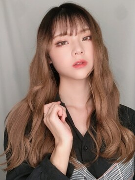 「PINKAGE（ピンクエイジ）のアイテム（メイクアップ）」を使った、ピンクエイジさん（レディース・166cm）の冬コーディネート
