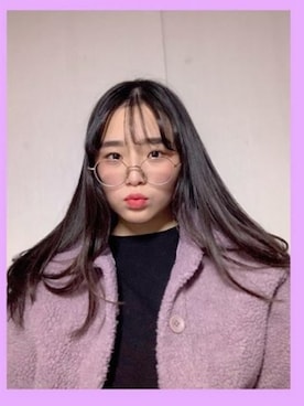 「PINKAGE（ピンクエイジ）のアイテム（メイクアップ）」を使った、ピンクエイジさん（レディース・166cm）の冬コーディネート