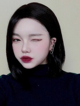 「PINKAGE（ピンクエイジ）のアイテム」を使った、ピンクエイジさん（レディース・160cm）の春コーディネート