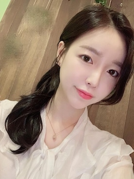 「アイテム（ウィッグ）」を使った、ピンクエイジさん（レディース・165cm）の春コーディネート