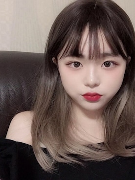 「アイテム（ウィッグ）」を使った、ピンクエイジさん（レディース・163cm）の春コーディネート