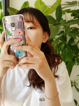 「アイテム（その他小物）」を使った、ピンクエイジさん（レディース・163cm）の春コーディネート