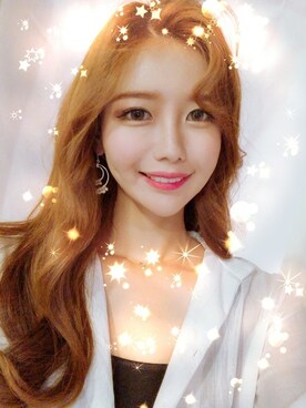 「アイテム（ウィッグ）」を使った、ピンクエイジさん（レディース・166cm）の春コーディネート