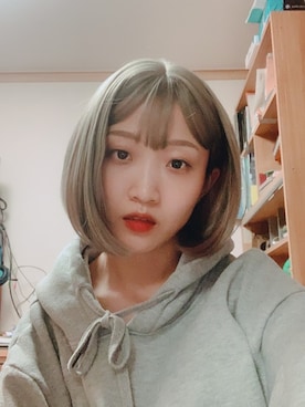 「アイテム（ウィッグ、ブラウン系）」を使った、ピンクエイジさん（レディース・163cm）の春コーディネート