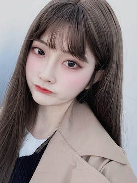 「アイテム（ウィッグ）」を使った、ピンクエイジさん（レディース・162cm）の春コーディネート