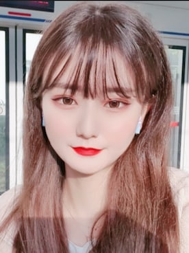 「アイテム（ウィッグ）」を使った、ピンクエイジさん（レディース・160cm）の春コーディネート