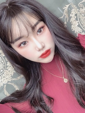 「アイテム（メイクアップ）」を使った、ピンクエイジさん（レディース・163cm）の夏コーディネート