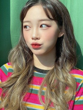 「アイテム（ウィッグ）」を使った、ピンクエイジさん（レディース・160cm）の夏コーディネート