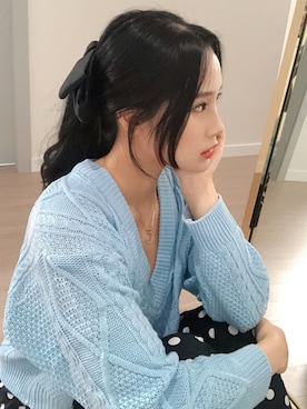 「アイテム（ウィッグ）」を使った、ピンクエイジさん（レディース・163cm）の夏コーディネート