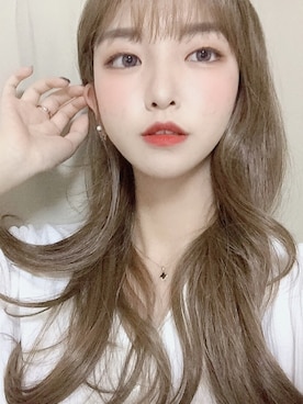 「アイテム（メイクアップ）」を使った、ピンクエイジさん（レディース・163cm）の夏コーディネート