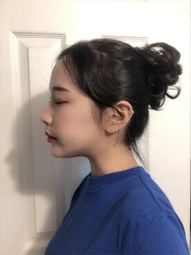 「アイテム（ウィッグ）」を使った、ピンクエイジさん（レディース・161cm）の夏コーディネート