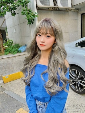 「アイテム（ウィッグ）」を使った、ピンクエイジさん（レディース・163cm）の夏コーディネート