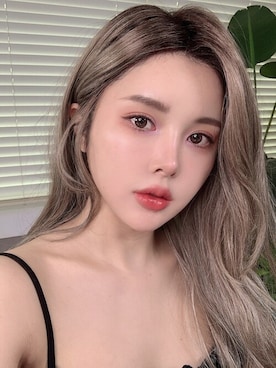 「アイテム（ウィッグ）」を使った、ピンクエイジさん（レディース・165cm）の夏コーディネート