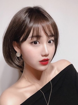 「アイテム（ウィッグ）」を使った、ピンクエイジさん（レディース・165cm）の夏コーディネート