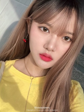 「アイテム（ウィッグ）」を使った、ピンクエイジさん（レディース・161cm）の夏コーディネート