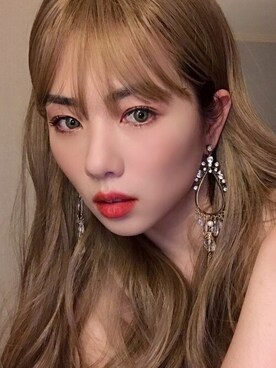 「アイテム（ウィッグ）」を使った、ピンクエイジさん（レディース・164cm）の夏コーディネート