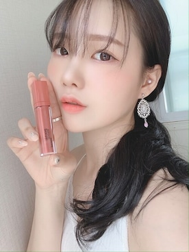 「アイテム（メイクアップ）」を使った、ピンクエイジさん（レディース・163cm）の夏コーディネート