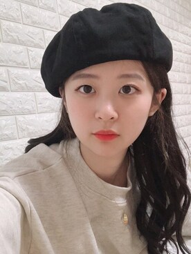 「アイテム（ウィッグ）」を使った、ピンクエイジさん（レディース・163cm）の秋コーディネート