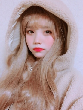 「アイテム（ウィッグ）」を使った、ピンクエイジさん（レディース・163cm）の秋コーディネート