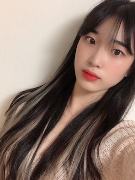 「アイテム（ウィッグ）」を使った、ピンクエイジさん（レディース・163cm）の秋コーディネート