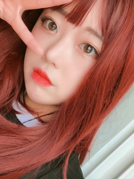 「アイテム（ウィッグ）」を使った、ピンクエイジさん（レディース・163cm）の秋コーディネート