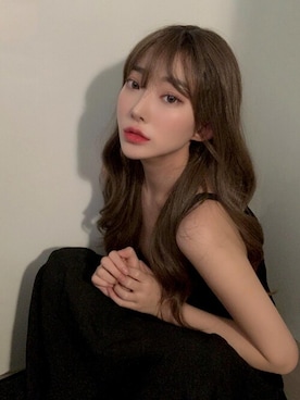 「アイテム（ウィッグ）」を使った、ピンクエイジさん（レディース・163cm）の秋コーディネート