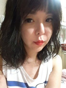 「アイテム（ウィッグ）」を使った、ピンクエイジさん（レディース・165cm）の秋コーディネート