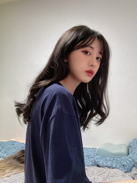 「アイテム（ウィッグ）」を使った、ピンクエイジさん（レディース・167cm）の秋コーディネート