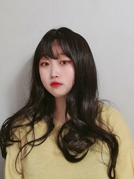 「アイテム（ウィッグ）」を使った、ピンクエイジさん（レディース・163cm）の秋コーディネート