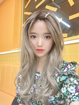 「アイテム（ウィッグ）」を使った、ピンクエイジさん（レディース・165cm）の秋コーディネート