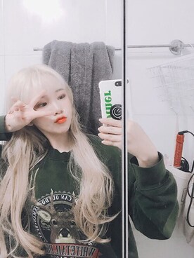 「ハーフウィッグ」｜ピンクエイジさん（レディース・161cm）の冬コーディネート