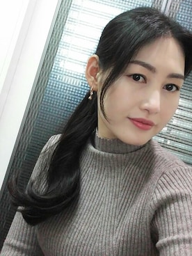 「FLAG by ALEXIA STAM（フラッグバイアリシアスタン）のアイテム」を使った、ピンクエイジさん（レディース・161cm）の冬コーディネート