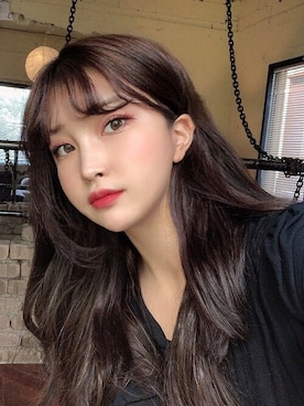 「アイテム（ウィッグ）」を使った、ピンクエイジさん（レディース・163cm）の冬コーディネート