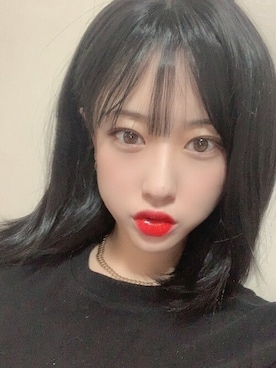 「アイテム（ウィッグ）」を使った、ピンクエイジさん（レディース・164cm）の冬コーディネート