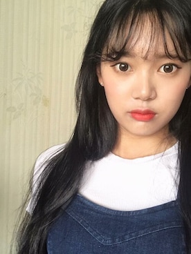 「アイテム（ウィッグ）」を使った、ピンクエイジさん（レディース・160cm）の冬コーディネート