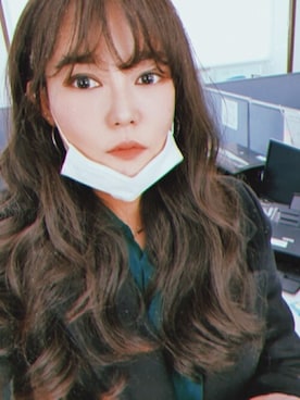 「アイテム（ウィッグ）」を使った、ピンクエイジさん（レディース・166cm）の冬コーディネート