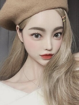 「アイテム（ウィッグ）」を使った、ピンクエイジさん（レディース・167cm）の春コーディネート