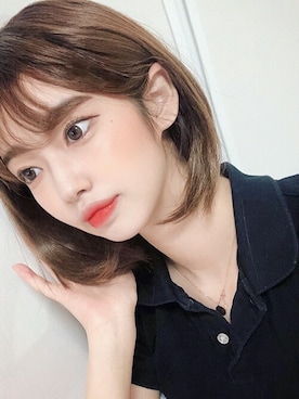 「アイテム（ウィッグ）」を使った、ピンクエイジさん（レディース・162cm）の春コーディネート