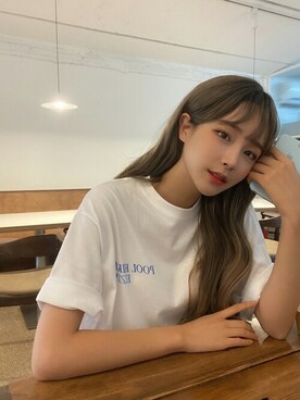 「アイテム（ウィッグ）」を使った、ピンクエイジさん（レディース・166cm）の夏コーディネート